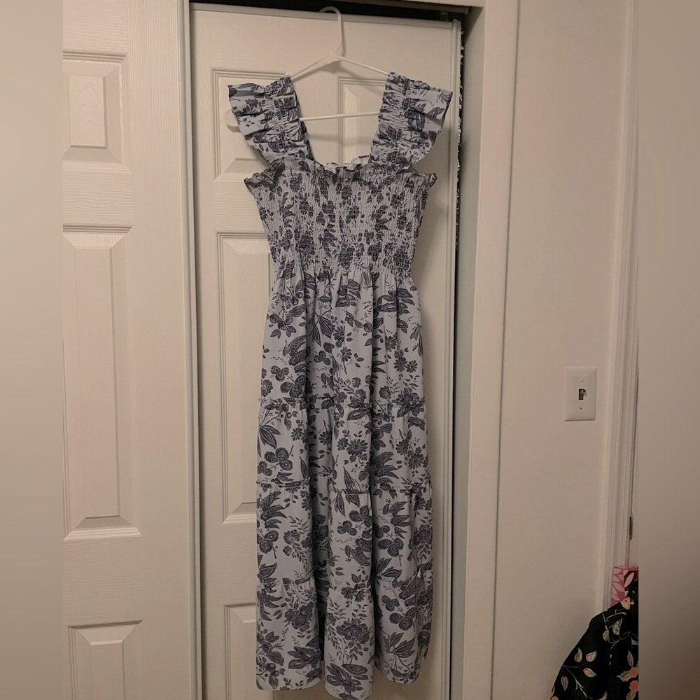 Hill House lavender floral nap dress size S small